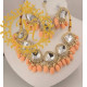 Naitikaarts Latest Choker Design Traditional Stylish Fancy Pearl Necklace Jewellery Set for Women NA-317-PICH
