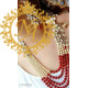 Naitikaarts Latest Long Necklace with Drop Earrings Traditional Ethnic Jewellery Set for Women and Girls. NA-01-RED Naitikaarts Latest Long Necklace with Drop Earrings Traditional Ethnic Jewellery Set for Women and Girls. NA-01-RED