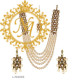 Naitikaarts Latest Long Necklace with Drop Earrings Traditional Ethnic Jewellery Set for Women and Girls. NA-01-LCT Naitikaarts Latest Long Necklace with Drop Earrings Traditional Ethnic Jewellery Set for Women and Girls. NA-01-LCT