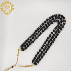 Naitikaarts Latest Necklace Traditional Ethnic Jewellery Set for Women and Girls. NA-329-BLACK