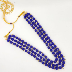 Naitikaarts Latest Necklace Traditional Ethnic Jewellery Set for Women and Girls. NA-329-BLUE