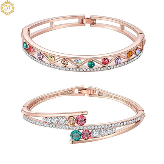 Naitikaarts High Quality Polish Kada for Long Lasting Finish. Bangle Bracelet for Women and Girls NA-1415