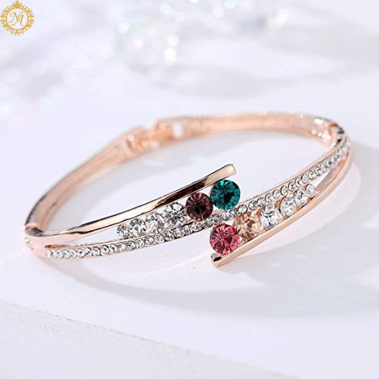 Naitikaarts High Quality Polish Kada for Long Lasting Finish. Bangle Bracelet for Women and Girls NA-K14 Naitikaarts High Quality Polish Kada for Long Lasting Finish. Bangle Bracelet for Women and Girls NA-K14