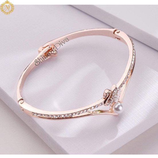 Naitikaarts High Quality Polish Kada for Long Lasting Finish. Bangle Bracelet for Women and Girls NA-R12