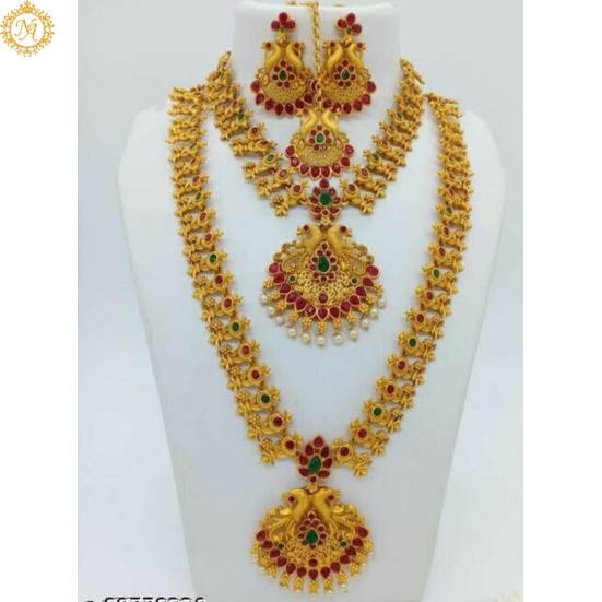 Naitikaarts Latest Necklace Traditional Ethnic Jewellery Set for Women and Girls NA-191 Naitikaarts Latest Necklace Traditional Ethnic Jewellery Set for Women and Girls NA-191