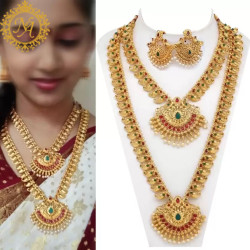 Naitikaarts Latest Necklace Traditional Ethnic Jewellery Set for Women and Girls NA-291