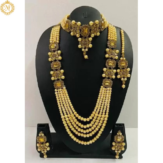 Naitikaarts Latest Necklace Traditional Ethnic Jewellery Set for Women and Girls NA-326-lct Naitikaarts Latest Necklace Traditional Ethnic Jewellery Set for Women and Girls NA-326-lct