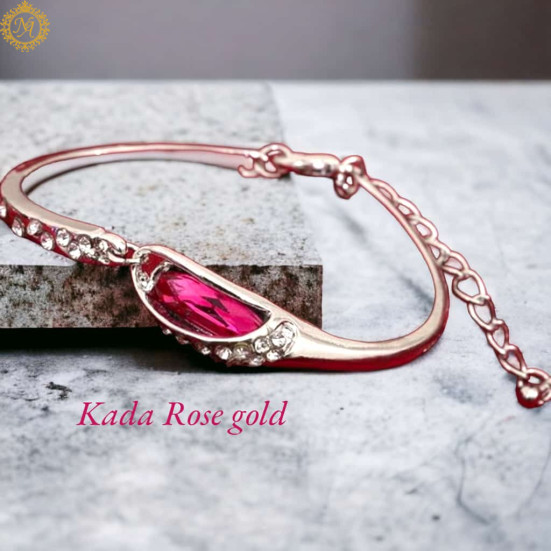 Naitikaarts High Quality Polish Kada for Long Lasting Finish. Bangle Bracelet for Women and Girls Naitikaarts High Quality Polish Kada for Long Lasting Finish. Bangle Bracelet for Women and Girls