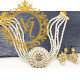 Naitikaarts Latest Choker Design Traditional Stylish Fancy Pearl Necklace Jewellery Set for Women NA-238-W