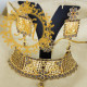 Naitikaarts Latest Choker Design Traditional Stylish Fancy Pearl Necklace Jewellery Set for Women NA-221-GREY